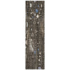 Piper Looms Chantille Abstract ACN2092 Chocolate Machine Washable Area Rug Runner Main Image