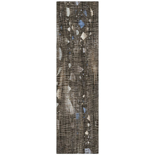 Piper Looms Chantille Abstract ACN2092 Chocolate Machine Washable Area Rug Runner Main Image