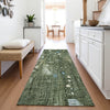 Piper Looms Chantille Abstract ACN2092 Fern Machine Washable Area Rug Runner Lifestyle Image Feature