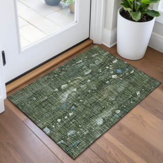 Piper Looms Chantille Abstract ACN2092 Fern Machine Washable Area Rug Scatter Lifestyle Image Feature