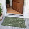Piper Looms Chantille Abstract ACN2092 Fern Machine Washable Area Rug Scatter Outdoor Lifestyle Image Feature