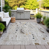 Piper Looms Chantille Abstract ACN2092 Linen Machine Washable Area Rug Outdoor Lifestyle Image Feature