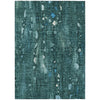 Piper Looms Chantille Abstract ACN2092 Teal Machine Washable Area Rug main image