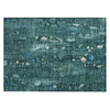 Piper Looms Chantille Abstract ACN2092 Teal Machine Washable Area Rug Scatter Main Image
