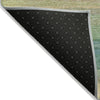 Piper Looms Chantille Stripes ACN2093 Aloe Machine Washable Area Rug Backing Image