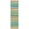 Piper Looms Chantille Stripes ACN2093 Aloe Machine Washable Area Rug Runner Main Image