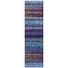 Piper Looms Chantille Stripes ACN2093 Blue Machine Washable Area Rug Runner Main Image
