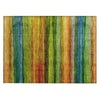 Piper Looms Chantille Stripes ACN2093 Green Machine Washable Area Rug Scatter Main Image