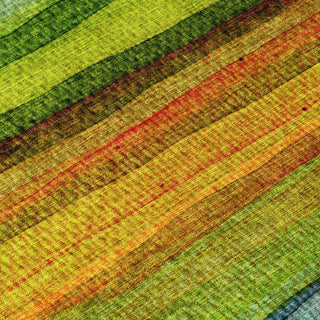 Piper Looms Chantille Stripes ACN2093 Green Machine Washable Area Rug Swatch Image