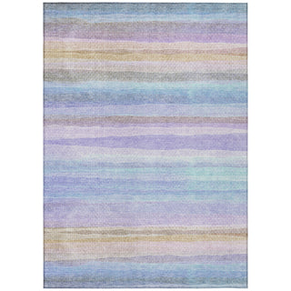 Piper Looms Chantille Stripes ACN2093 Lavender Machine Washable Area Rug main image