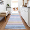 Piper Looms Chantille Stripes ACN2093 Lavender Machine Washable Area Rug Runner Lifestyle Image Feature