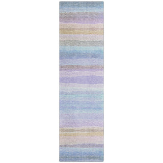 Piper Looms Chantille Stripes ACN2093 Lavender Machine Washable Area Rug Runner Main Image