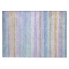 Piper Looms Chantille Stripes ACN2093 Lavender Machine Washable Area Rug Scatter Main Image