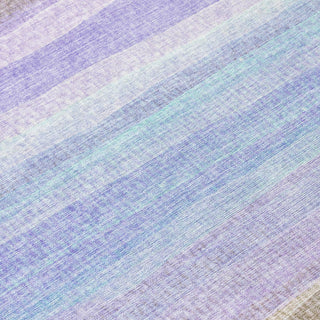 Piper Looms Chantille Stripes ACN2093 Lavender Machine Washable Area Rug Swatch Image