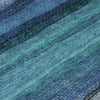 Piper Looms Chantille Stripes ACN2093 Teal Machine Washable Area Rug Swatch Image