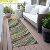 Piper Looms Chantille Swirls ACN2094 Aloe Machine Washable Area Rug Runner Outdoor Lifestyle Image Feature