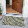 Piper Looms Chantille Swirls ACN2094 Aloe Machine Washable Area Rug Scatter Outdoor Lifestyle Image Feature
