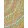 Piper Looms Chantille Swirls ACN2094 Gold Machine Washable Area Rug main image