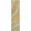 Piper Looms Chantille Swirls ACN2094 Gold Machine Washable Area Rug Runner Main Image