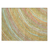 Piper Looms Chantille Swirls ACN2094 Gold Machine Washable Area Rug Scatter Main Image