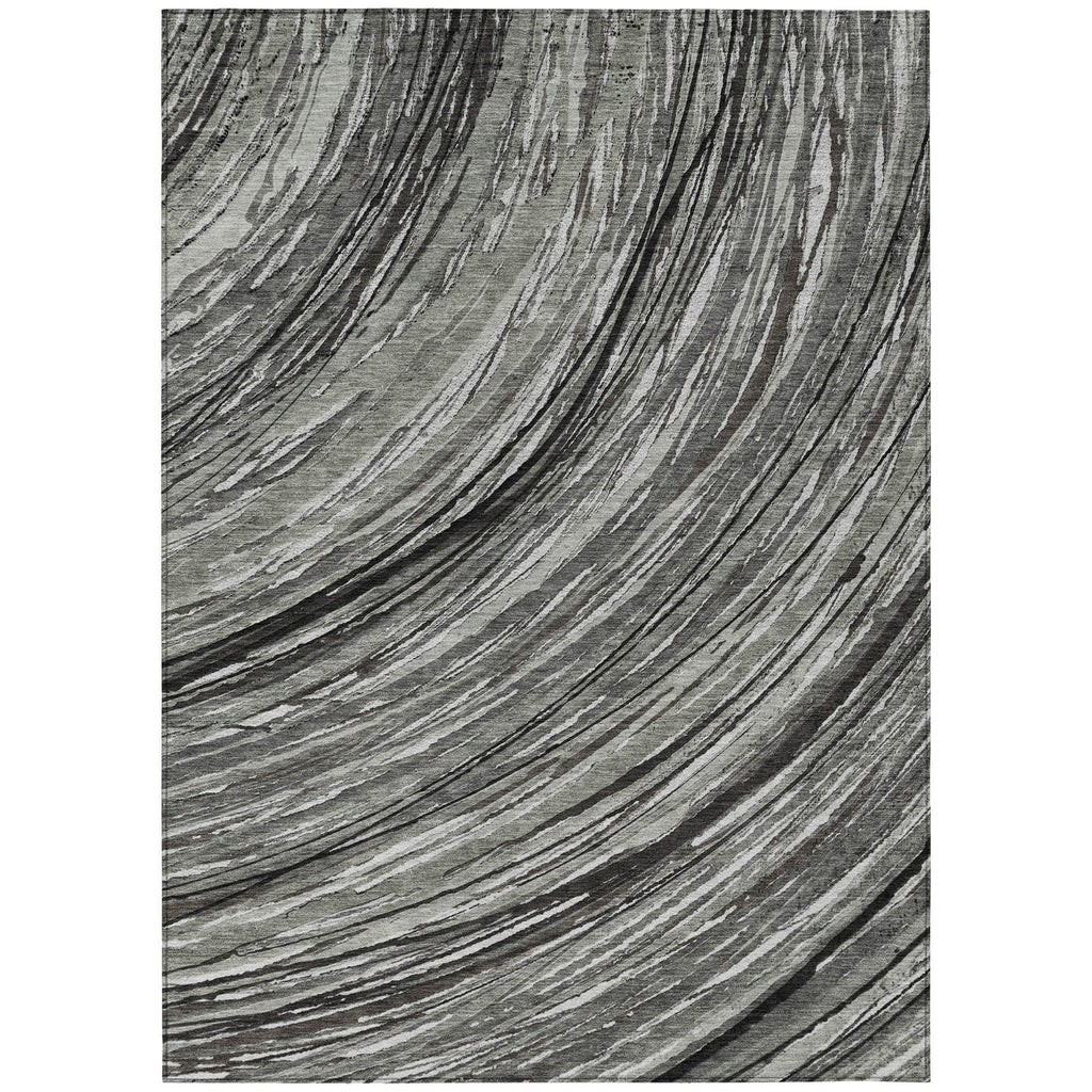 Piper Looms Chantille Swirls ACN2094 Taupe Machine Washable Area Rug main image