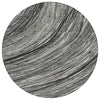 Piper Looms Chantille Swirls ACN2094 Taupe Machine Washable Area Rug Round Main Image