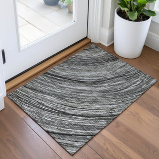 Piper Looms Chantille Swirls ACN2094 Taupe Machine Washable Area Rug Scatter Lifestyle Image Feature