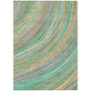 Piper Looms Chantille Swirls ACN2094 Teal Machine Washable Area Rug main image