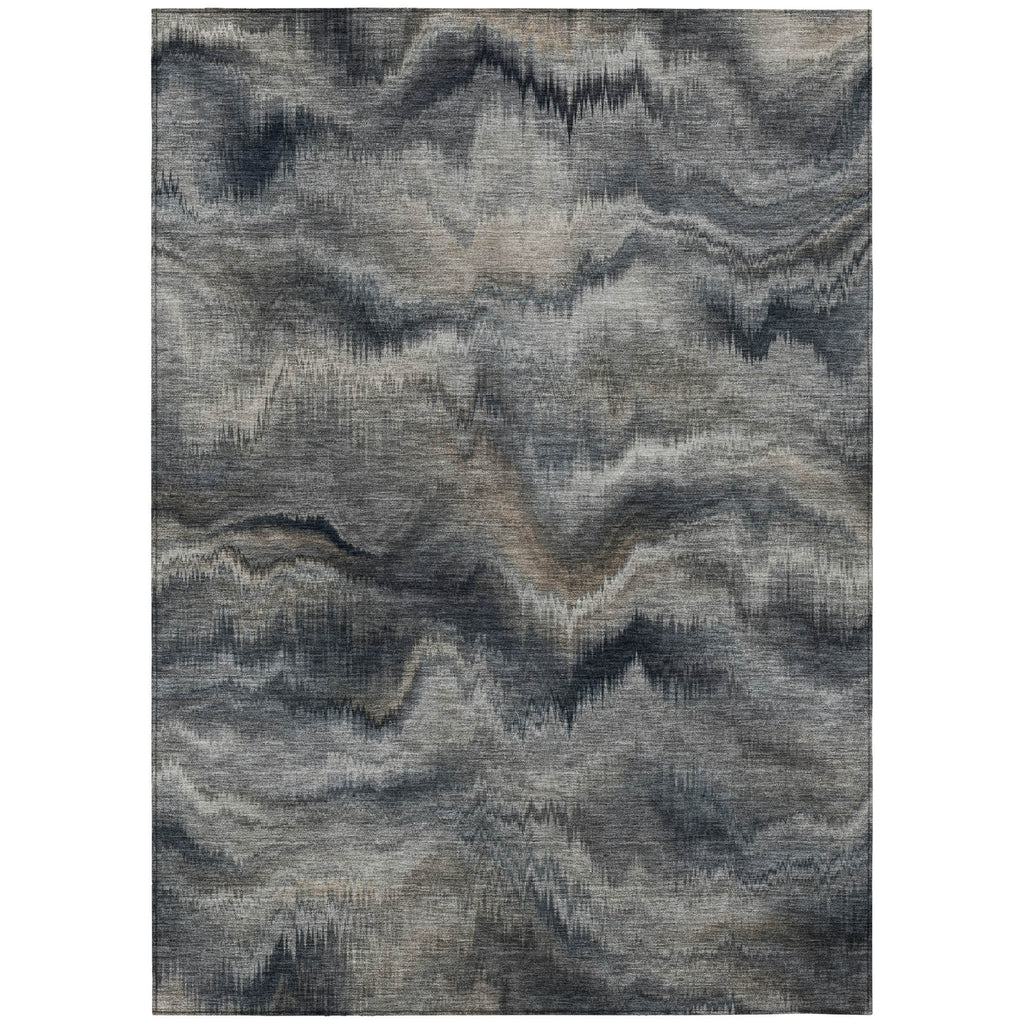 Piper Looms Chantille Waves ACN2095 Gray Machine Washable Area Rug main image