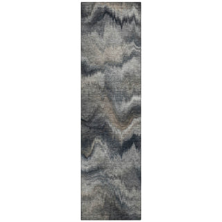 Piper Looms Chantille Waves ACN2095 Gray Machine Washable Area Rug Runner Main Image
