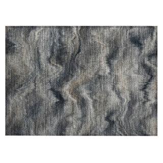Piper Looms Chantille Waves ACN2095 Gray Machine Washable Area Rug Scatter Main Image