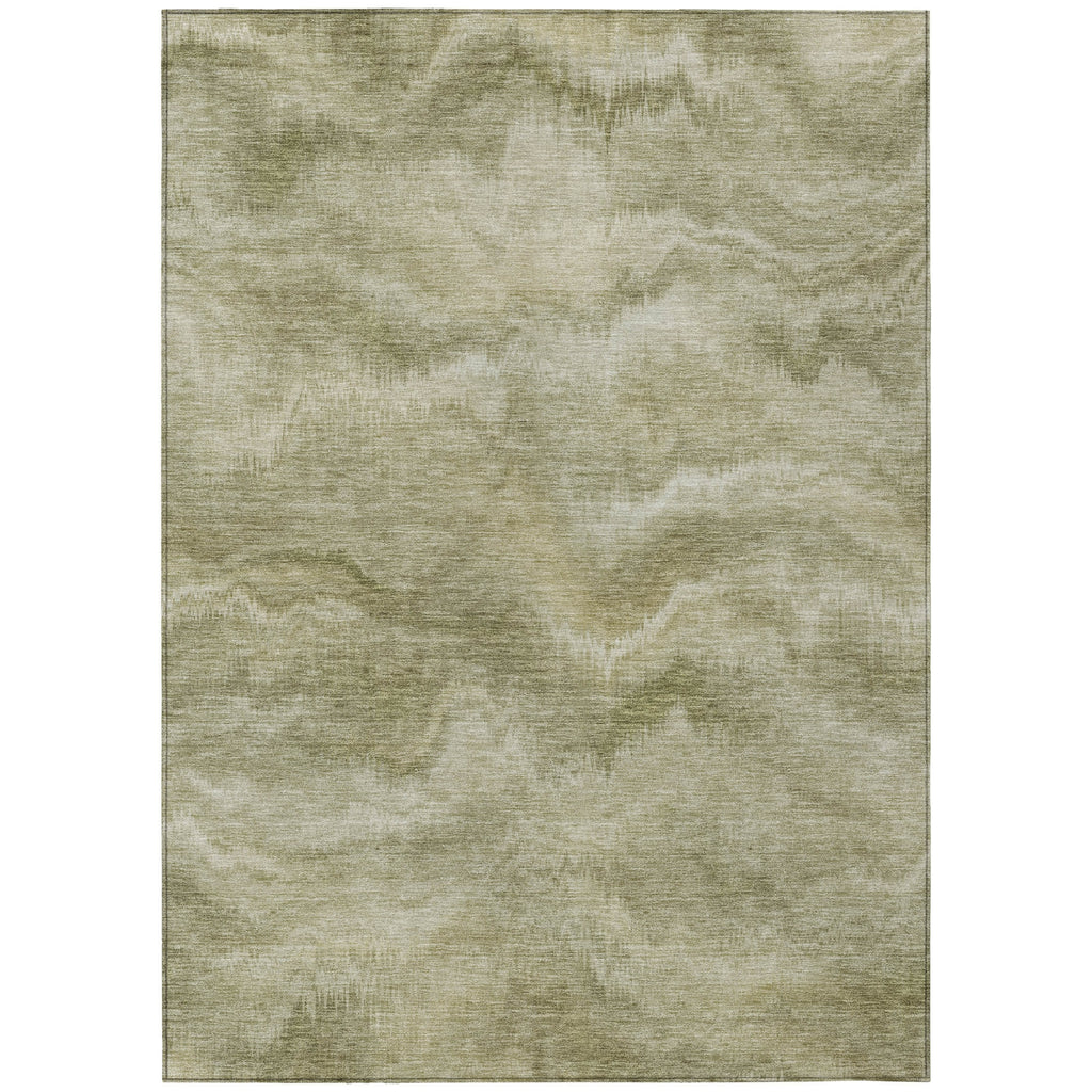 Piper Looms Chantille Waves ACN2095 Sage Machine Washable Area Rug main image