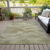 Piper Looms Chantille Waves ACN2095 Sage Machine Washable Area Rug Outdoor Lifestyle Image Feature