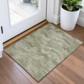 Piper Looms Chantille Waves ACN2095 Sage Machine Washable Area Rug Scatter Lifestyle Image Feature