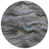 Piper Looms Chantille Waves ACN2095 Taupe Machine Washable Area Rug Round Main Image