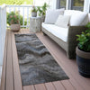 Piper Looms Chantille Waves ACN2095 Taupe Machine Washable Area Rug Runner Outdoor Lifestyle Image Feature