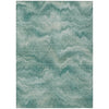 Piper Looms Chantille Waves ACN2095 Teal Machine Washable Area Rug main image