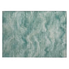 Piper Looms Chantille Waves ACN2095 Teal Machine Washable Area Rug Scatter Main Image