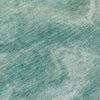 Piper Looms Chantille Waves ACN2095 Teal Machine Washable Area Rug Swatch Image