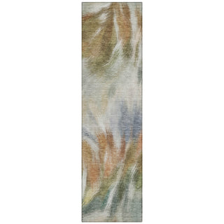 Piper Looms Chantille Abstract ACN2096 Beige Machine Washable Area Rug Runner Main Image