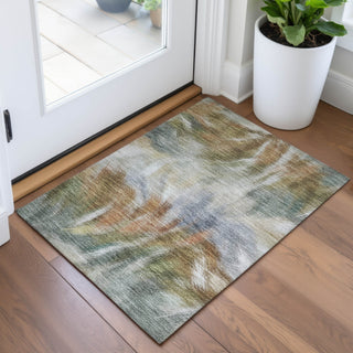 Piper Looms Chantille Abstract ACN2096 Beige Machine Washable Area Rug Scatter Lifestyle Image Feature