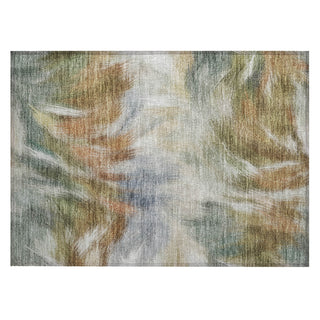 Piper Looms Chantille Abstract ACN2096 Beige Machine Washable Area Rug Scatter Main Image