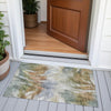 Piper Looms Chantille Abstract ACN2096 Beige Machine Washable Area Rug Scatter Outdoor Lifestyle Image Feature