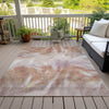 Piper Looms Chantille Abstract ACN2096 Copper Machine Washable Area Rug Outdoor Lifestyle Image Feature