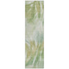 Piper Looms Chantille Abstract ACN2096 Green Machine Washable Area Rug Runner Main Image