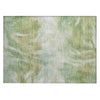 Piper Looms Chantille Abstract ACN2096 Green Machine Washable Area Rug Scatter Main Image