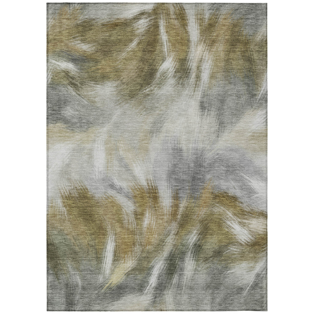 Piper Looms Chantille Abstract ACN2096 Pewter Machine Washable Area Rug main image