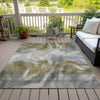 Piper Looms Chantille Abstract ACN2096 Pewter Machine Washable Area Rug Outdoor Lifestyle Image Feature