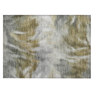 Piper Looms Chantille Abstract ACN2096 Pewter Machine Washable Area Rug Scatter Main Image