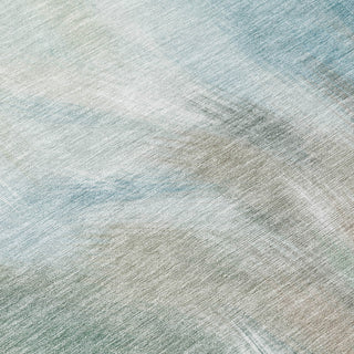 Piper Looms Chantille Abstract ACN2096 Sky Machine Washable Area Rug Swatch Image